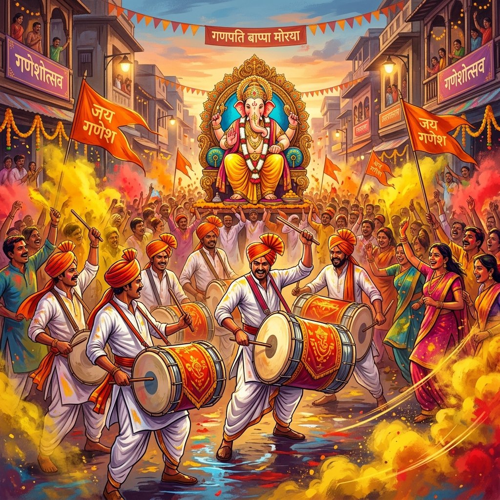 Dhol Tasha Procession 6